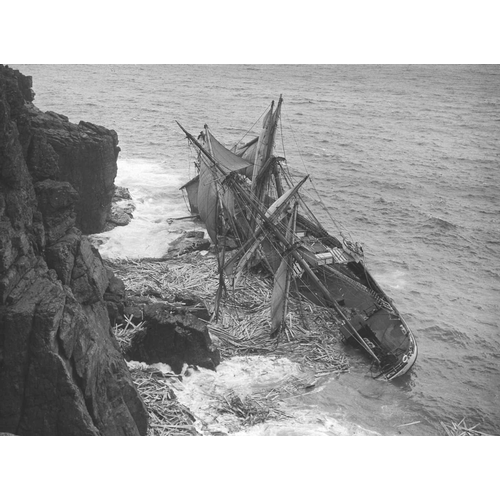 294 - The Frank Strike Collection of Cornish Shipwreck Lantern Slides An important collection of 'Magic La... 