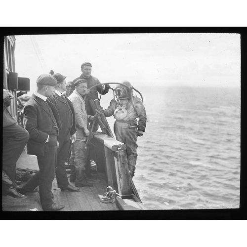 294 - The Frank Strike Collection of Cornish Shipwreck Lantern Slides An important collection of 'Magic La... 