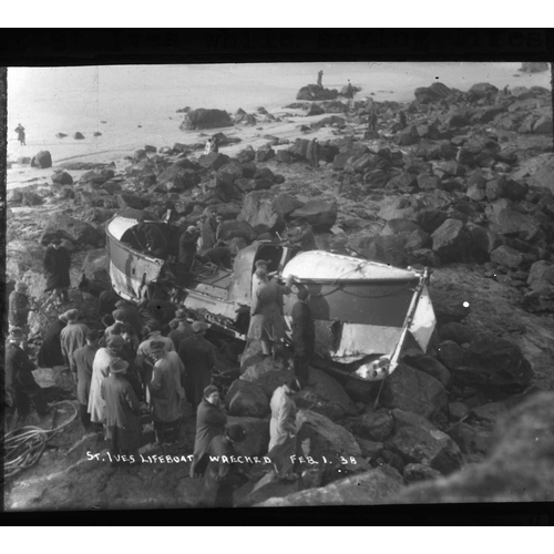 294 - The Frank Strike Collection of Cornish Shipwreck Lantern Slides An important collection of 'Magic La... 