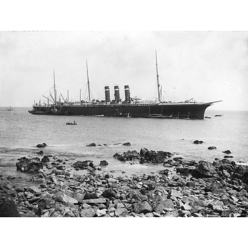 294 - The Frank Strike Collection of Cornish Shipwreck Lantern Slides An important collection of 'Magic La... 