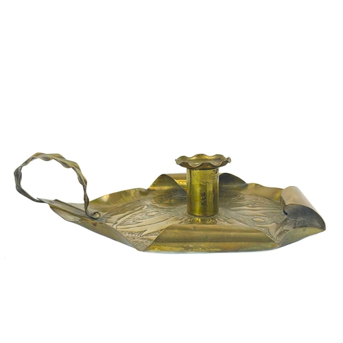 31 - A large substantial brass blotter and desk tidy. Height 7cm width 20cm depth 12cm, together with a l... 