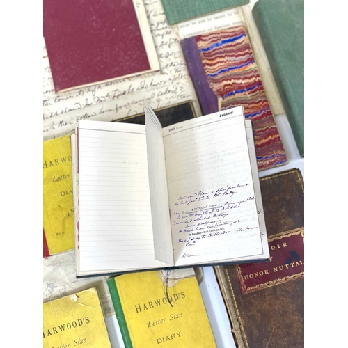 313 - Fowke family interest, diaries and ephemera. Including an address on the death of Honor Nuttall, ...... 