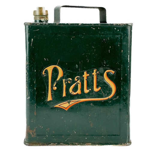 48 - A two gallon Pratts petrol can. Dated by Valor 1927, with Pratts logo to all sides, and a Pratts bra... 