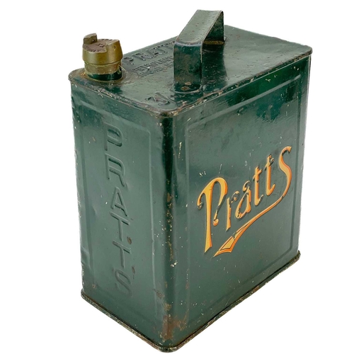 48 - A two gallon Pratts petrol can. Dated by Valor 1927, with Pratts logo to all sides, and a Pratts bra... 