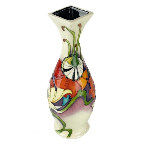 530 - A Moorcroft Pottery Demeter vase by Emma Bossons. M.C.C marks, height 22cm.