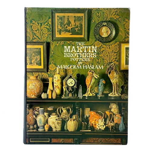 553 - Books on Studio and Art pottery. Including Haslam and Dennis The Martin Brothers, Leach, A Potter's ... 