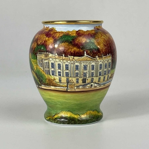 575 - Moorcroft Pottery New Dawn bottle vase by Emma Bossons. Signed and dated to base, height 21cm.