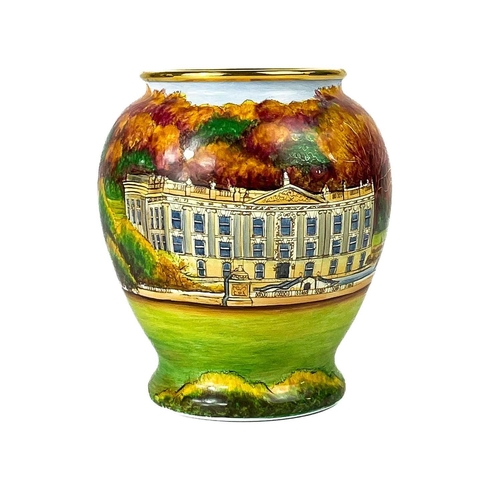 575 - Moorcroft Pottery New Dawn bottle vase by Emma Bossons. Signed and dated to base, height 21cm.