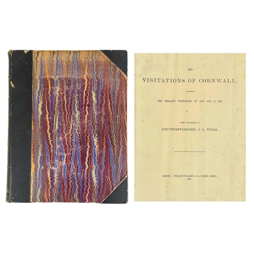 103 - The Visitations Of Cornwall Comprising The Heralds' Visitation of 1530, 1573 & 1620 Additions by Lie... 