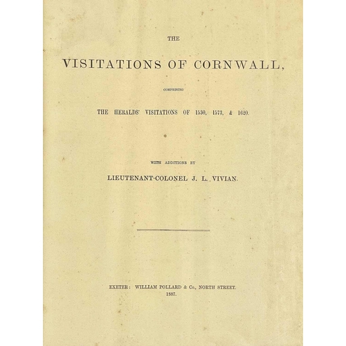103 - The Visitations Of Cornwall Comprising The Heralds' Visitation of 1530, 1573 & 1620 Additions by Lie... 