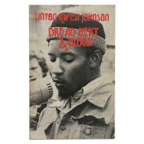 104 - LINTON, Kwesi Johnson. 'Dread Beat & Blood,' Fourth printing, photographic thin card wraps, pp.71, s... 