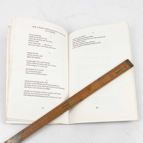 104 - LINTON, Kwesi Johnson. 'Dread Beat & Blood,' Fourth printing, photographic thin card wraps, pp.71, s... 