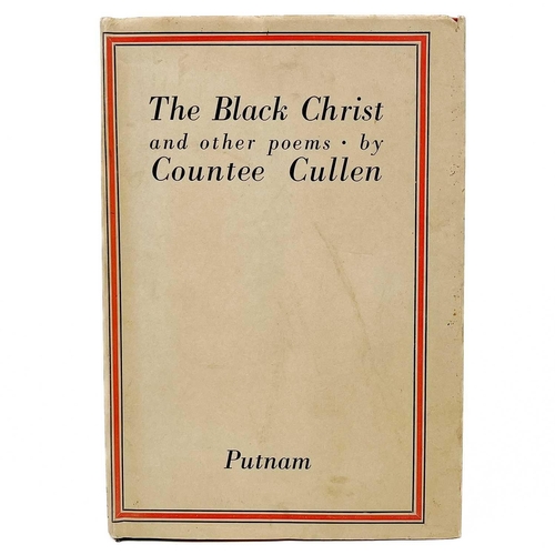 109 - CULLEN, Countee. 'The Black Christ and Other Poems,' Advance copy label pasted-in, so pre-first edit... 