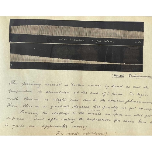 111 - Two Early 20th Century Sketchbooks COURSE OF EXPERIMENTAL PHYSIOLOGY By George Balsillie (1914) Univ... 