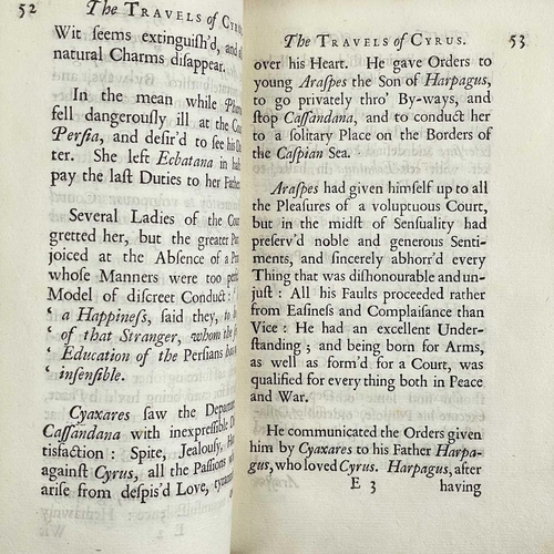 117 - The Travels Of Cyrus To Which Is Annex’d A Discourse Upon The Theology And Mythology Of The Ancients... 