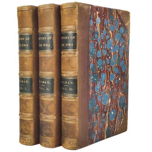 118 - MILMAN, Henry Hart. 'The History of the Jews from the Earliest Period Down to Modern Times,' Third e... 