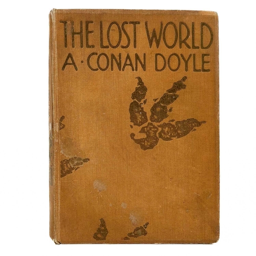 604 - DOYLE, Conan. 'The Lost World,' New edition, original brown cloth with bevelled boards and embossed ... 