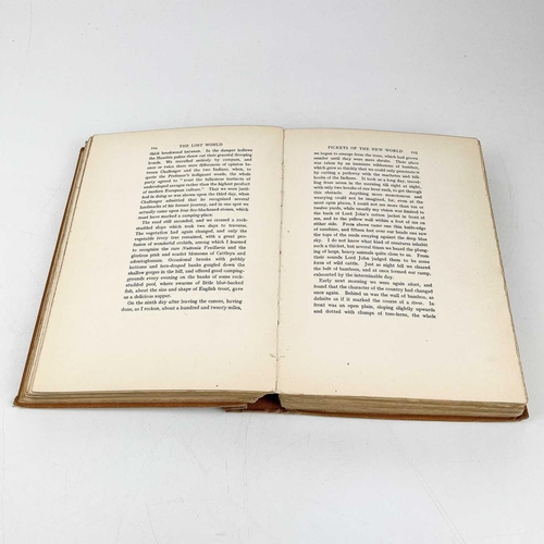604 - DOYLE, Conan. 'The Lost World,' New edition, original brown cloth with bevelled boards and embossed ... 