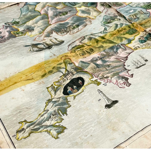 605 - Wallis's Picturesque Round Game of the Produce and Manufactures of the Counties of England & Wales C... 