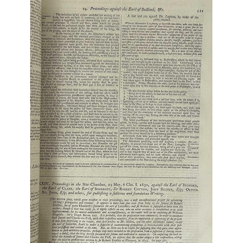 608 - A Complete collection of state-trials and proceedings for high treason and other crimes and misdemea... 