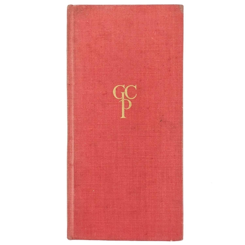 68 - GILL, Eric. 'Clothing Without Cloth. An Essay on the Nude,' 28/500, light sun bleaching to vg cloth,... 