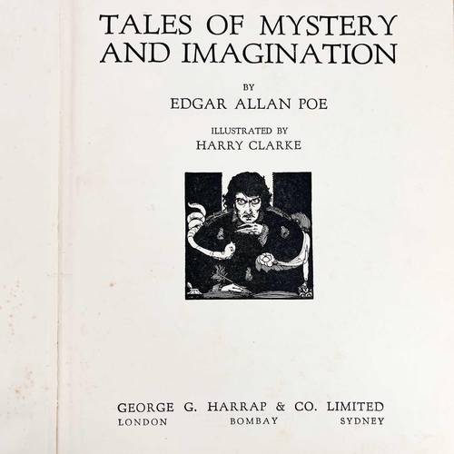 69 - CLARKE, Harry (illustrations) and POE, Edgar Allen. 'Tales of Mystery and Imagination,' Reprint, ori... 