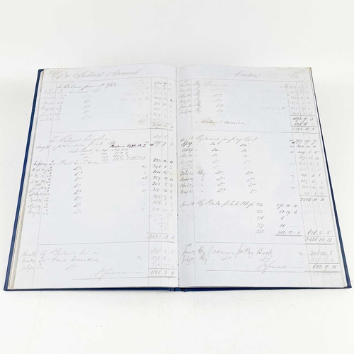 85 - A Cornish Mining Accounts Book 1864-1871 Formally The Property of W.H.Blight, Tin Streamer of Redrut... 