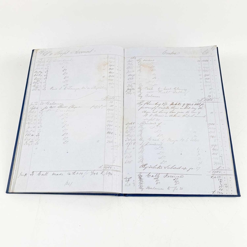 85 - A Cornish Mining Accounts Book 1864-1871 Formally The Property of W.H.Blight, Tin Streamer of Redrut... 