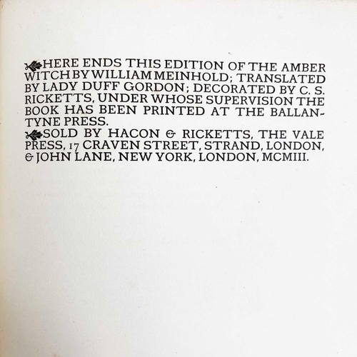 88 - The Vale Press. 'The Amber Witch. Mary Schweidler, the most interesting trial for witchcraft ever kn... 