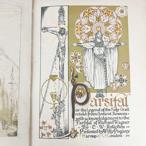 90 - POGANY, Willy (illustrator) and C. W. Rolleston 'Parsifal. Or the Legend of the Holy Grail retold fr... 