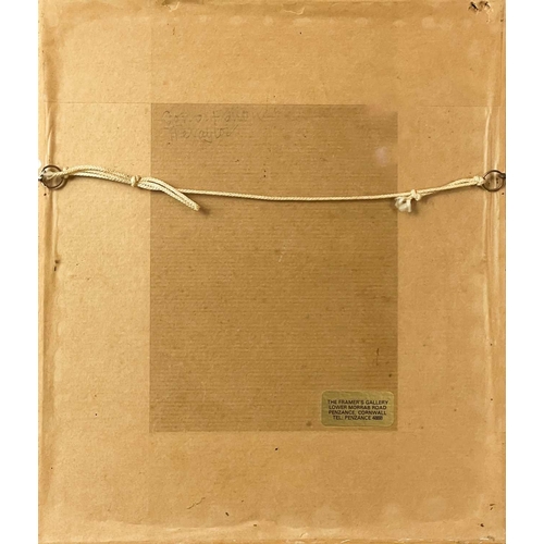 377 - Conor FALLON (1939-2007) Abstract study Watercolour, signed to verso, 15.5 x 12cm. 30.5 x 26cm frame... 