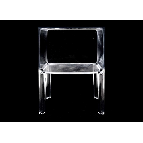 13 - Philippe Stark for Kartell. Three Ghost polycarbonate bedside tables, makers mark to the leg, height... 