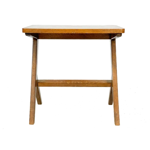 55 - A mid century small occasional table. Probably Scandinavian, height 40cm width 40cm depth 25cm. No c... 