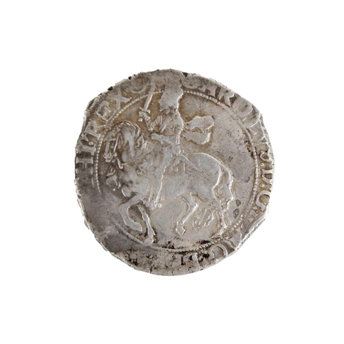 109 - Charles I half-crown 1641 - 43 Tower mint half-crown mint mark, indistinct but probably triangle in ... 