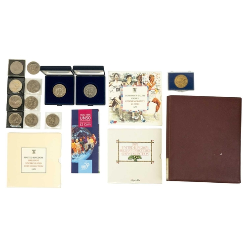 148 - Great Britain silver crown, un-circulated Royal Mint Year Sets etc. Lot comprises: 1: A cased 1937 C... 