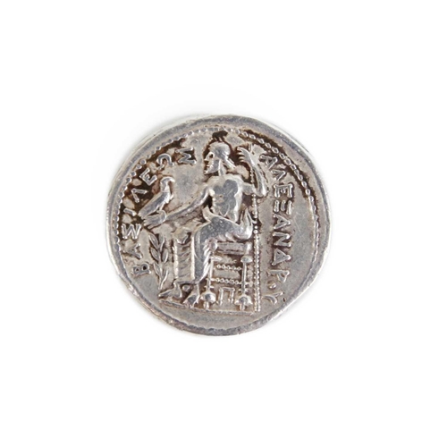 165 - Alexander III the Great silver Tetradrachm Coin weight 17.1g. A well centred coin with good detail -... 