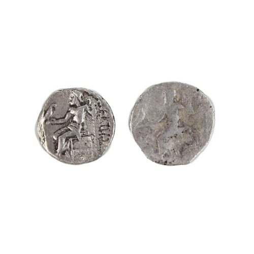 166 - Alexander III the Great silver Drachm and one other Lot comprises: 1: A good detailed Alexander III ... 