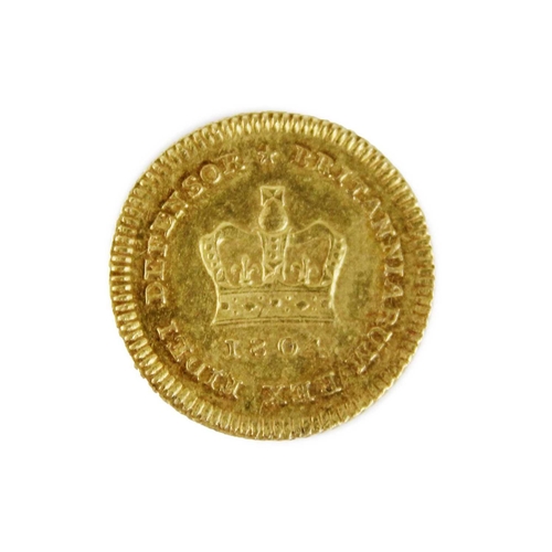 198L - 1804 George III gold high grade 1/3rd Guinea A sound circa EF grade 1804 gold George III 1/3rd guine... 