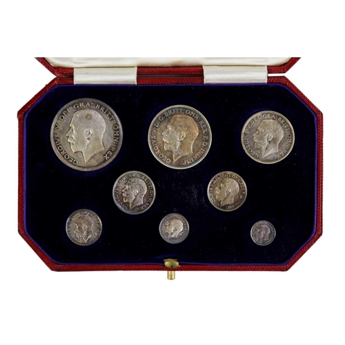 199Q - Royal Mint 1911 cased proof coin set including Maundy A bright proof 1911 Royal Mint set of four coi... 