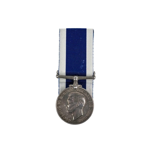 204 - A Royal Navy long service good conduct medal (King George VI) A long service good conduct medal (Kin... 