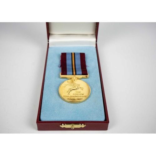 216 - Copy and silver Award Production military medals etc (x10) Comprising copies as follows: 1: Waterloo... 