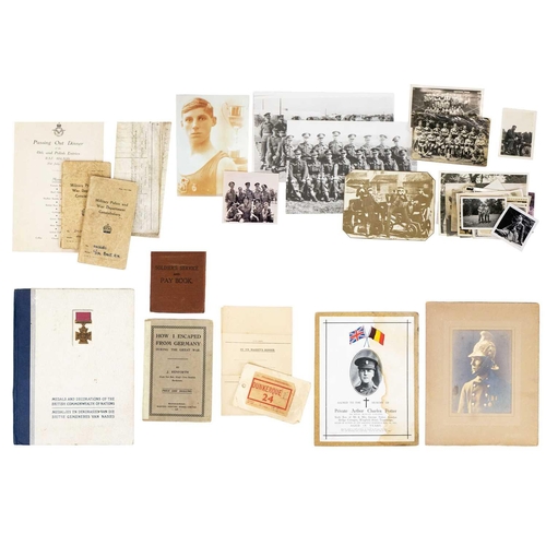 247 - Military Photographs and Ephemera Comprising approx. 50 photographs of military personnel in uniform... 