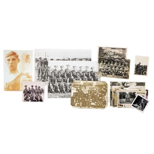 247 - Military Photographs and Ephemera Comprising approx. 50 photographs of military personnel in uniform... 