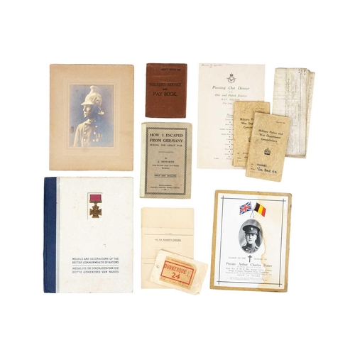 247 - Military Photographs and Ephemera Comprising approx. 50 photographs of military personnel in uniform... 