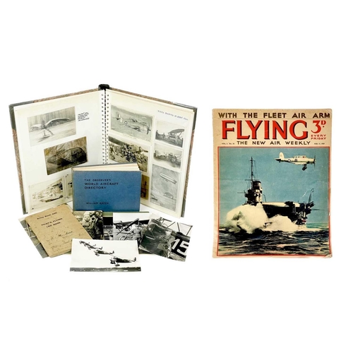 249 - RFC /RAF and other military photographs and ephemera Comprising: 1: An album containing 47 photograp... 