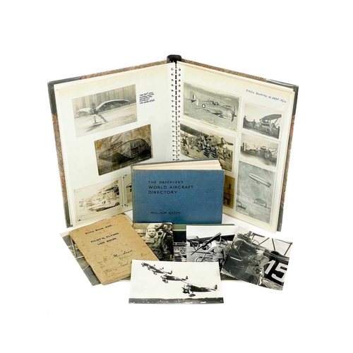 249 - RFC /RAF and other military photographs and ephemera Comprising: 1: An album containing 47 photograp... 