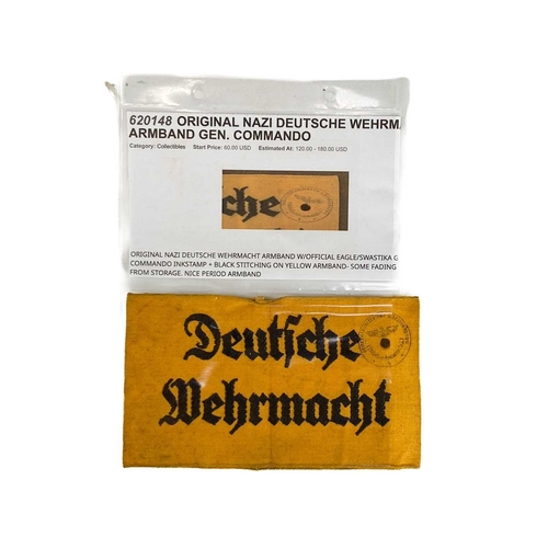 262 - Germany - Second World War Military Badges and Pennant Comprising: 1: Two naval 