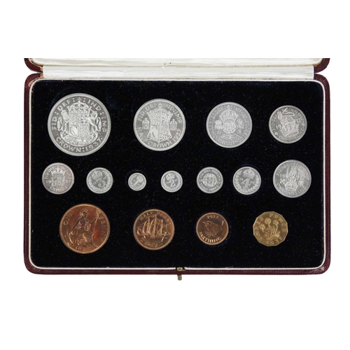 27 - 1937 Royal Mint Coronation Specimen Coins set A complete 1/4d to 5/- set of 1937 Coronation coins pl... 