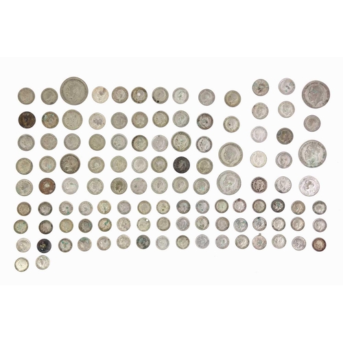 3 - Pre 1947 GB silver 3d and other coins (total £2.74) Bag 1 containing £2.12 of pre 1947 silver coins ... 