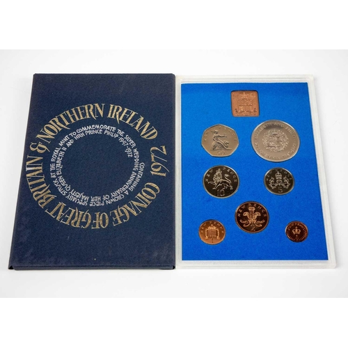 39 - GB decimal proof coin sets plus various GB silver coinage including hammered coin Comprising: 1: A t... 